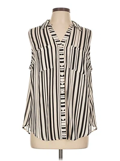 Pre-owned Torrid Sleeveless Blouse In Black