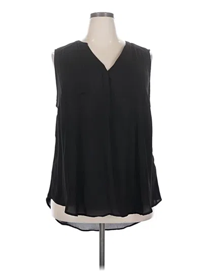 Pre-owned Torrid Sleeveless Blouse In Black