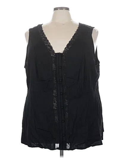 Torrid Sleeveless Blouse In Black