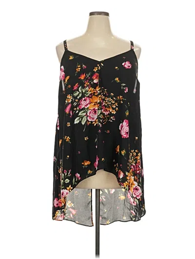Pre-owned Torrid Sleeveless Blouse In Black