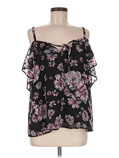 Pre-owned Torrid Sleeveless Blouse In Black