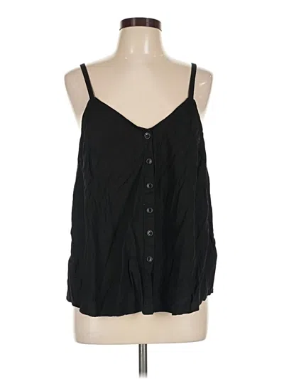 Pre-owned Torrid Sleeveless Blouse In Black