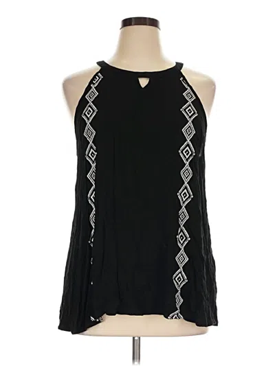 Pre-owned Torrid Sleeveless Blouse In Black