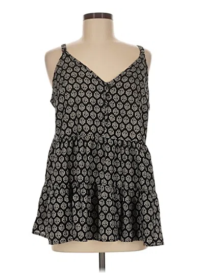 Torrid Sleeveless Blouse In Black