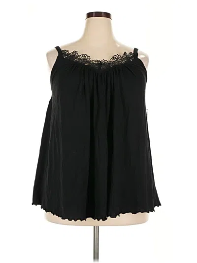 Pre-owned Torrid Sleeveless Blouse In Black