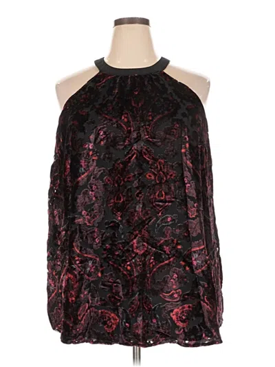 Pre-owned Torrid Sleeveless Blouse In Black
