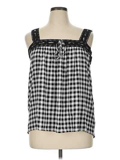 Pre-owned Torrid Sleeveless Blouse In Black