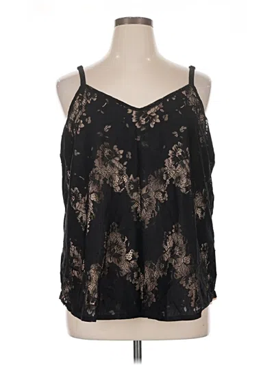 Torrid Sleeveless Blouse In Black