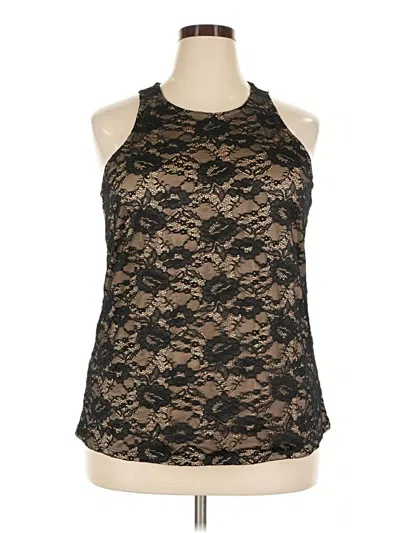 Torrid Sleeveless Blouse In Black