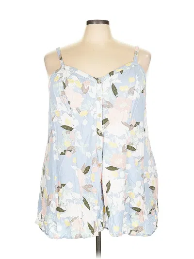 Pre-owned Torrid Sleeveless Blouse In Blue