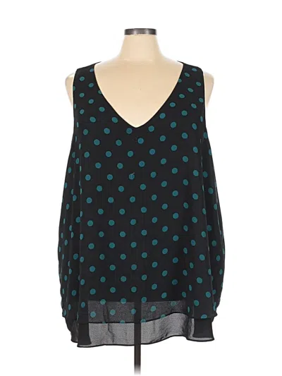 Pre-owned Torrid Sleeveless Blouse In Blue