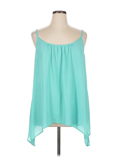 Pre-owned Torrid Sleeveless Blouse In Blue