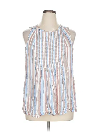 Pre-owned Torrid Sleeveless Blouse In Blue