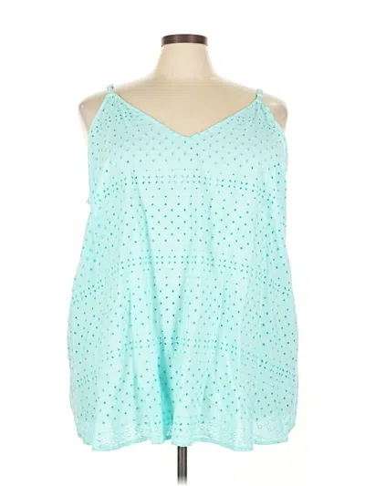 Pre-owned Torrid Sleeveless Blouse In Blue