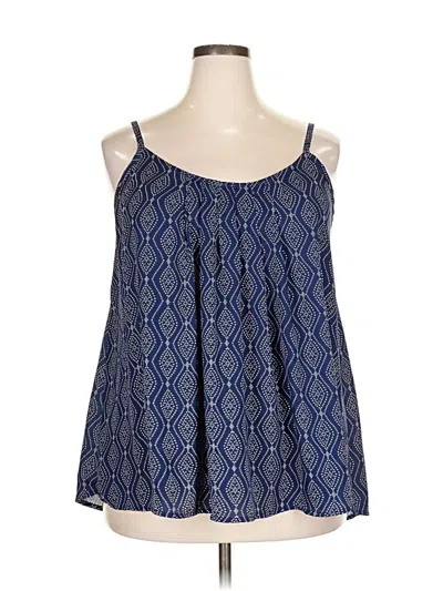 Pre-owned Torrid Sleeveless Blouse In Blue