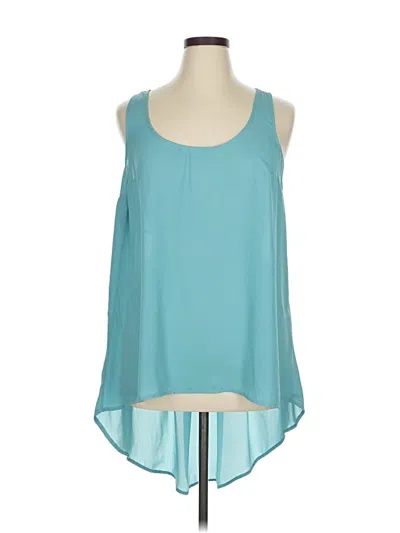 Pre-owned Torrid Sleeveless Blouse In Blue
