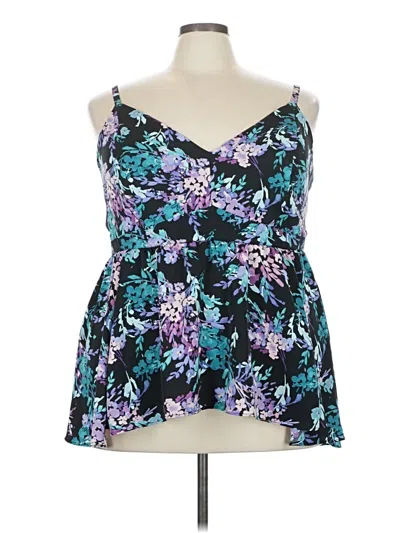 Pre-owned Torrid Sleeveless Blouse In Blue
