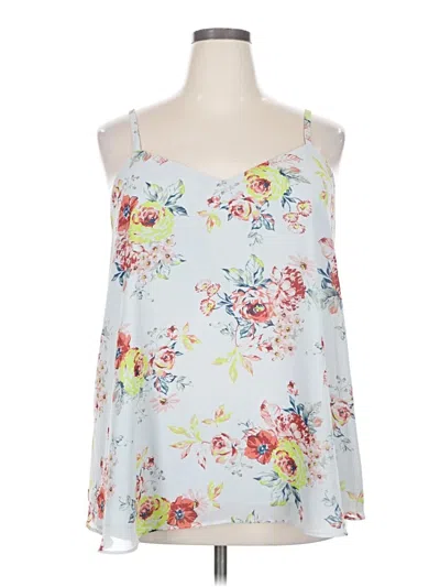 Pre-owned Torrid Sleeveless Blouse In Blue
