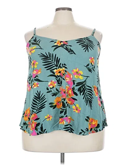 Pre-owned Torrid Sleeveless Blouse In Blue