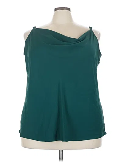 Pre-owned Torrid Sleeveless Blouse In Blue