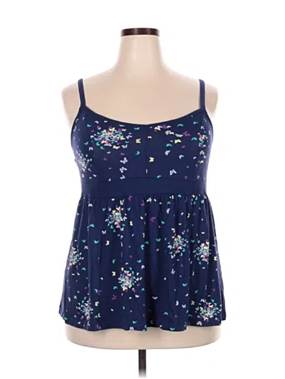 Pre-owned Torrid Sleeveless Blouse In Blue