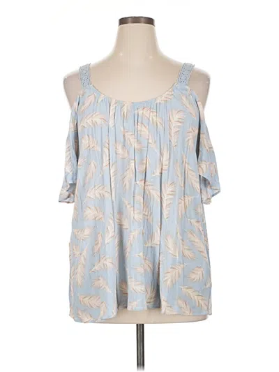 Pre-owned Torrid Sleeveless Blouse In Blue