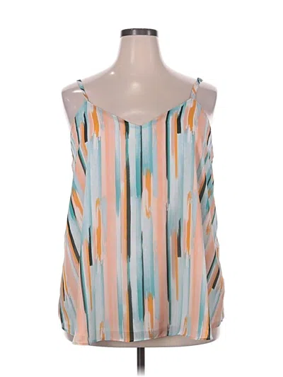 Pre-owned Torrid Sleeveless Blouse In Blue
