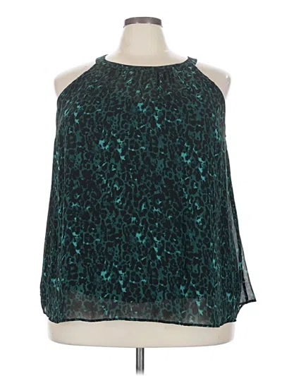 Pre-owned Torrid Sleeveless Blouse In Blue