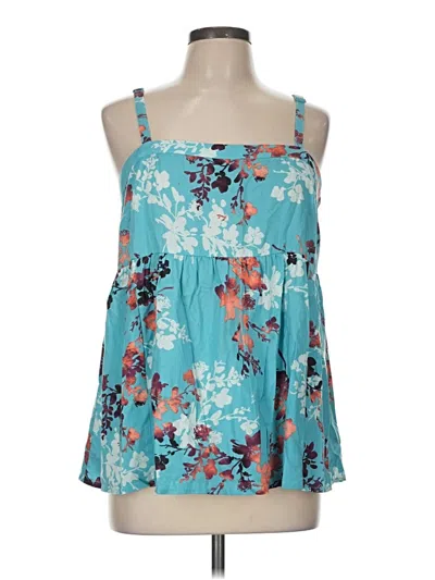 Pre-owned Torrid Sleeveless Blouse In Blue