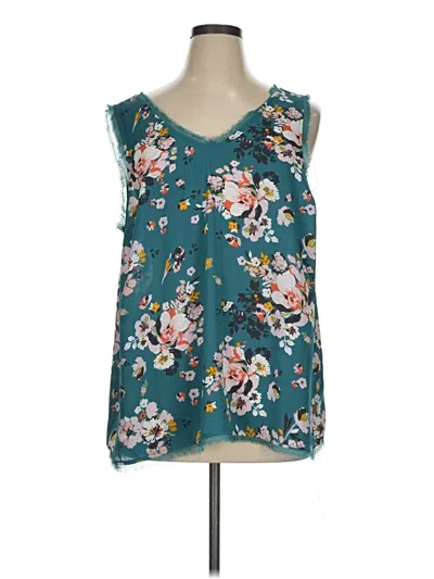 Pre-owned Torrid Sleeveless Blouse In Blue