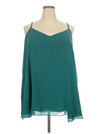 Pre-owned Torrid Sleeveless Blouse In Blue