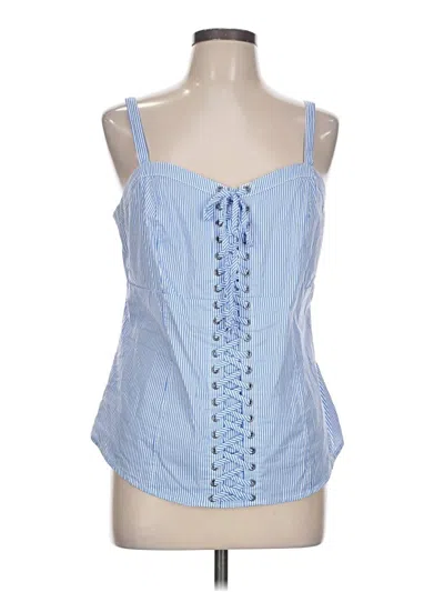 Pre-owned Torrid Sleeveless Blouse In Blue