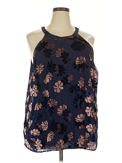Pre-owned Torrid Sleeveless Blouse In Blue