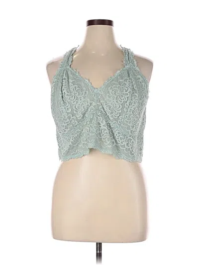 Pre-owned Torrid Sleeveless Blouse In Blue