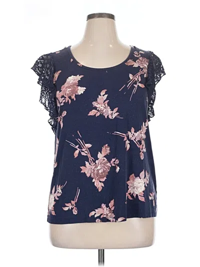 Pre-owned Torrid Sleeveless Blouse In Blue