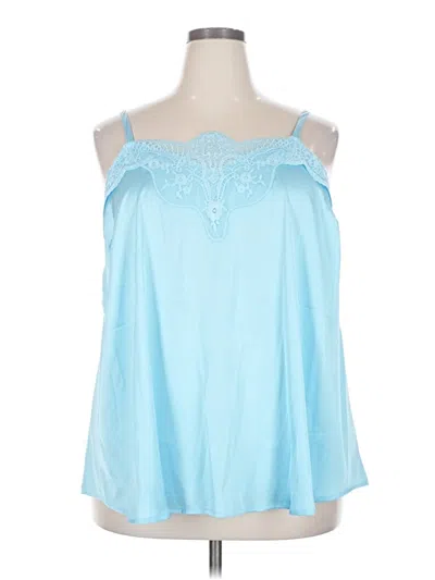 Pre-owned Torrid Sleeveless Blouse In Blue