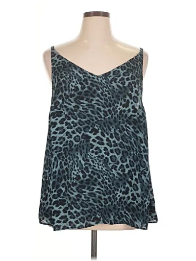 Pre-owned Torrid Sleeveless Blouse In Blue