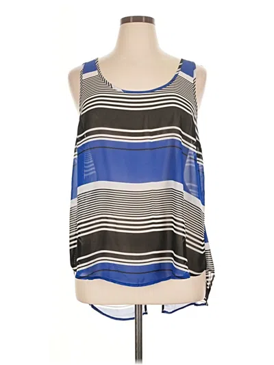 Pre-owned Torrid Sleeveless Blouse In Blue