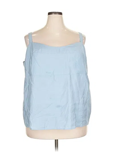 Pre-owned Torrid Sleeveless Blouse In Blue