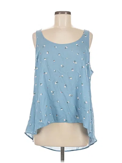 Torrid Sleeveless Blouse In Blue