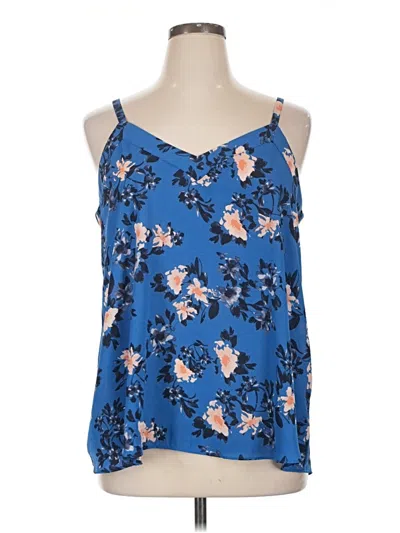 Pre-owned Torrid Sleeveless Blouse In Blue