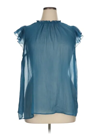 Pre-owned Torrid Sleeveless Blouse In Blue