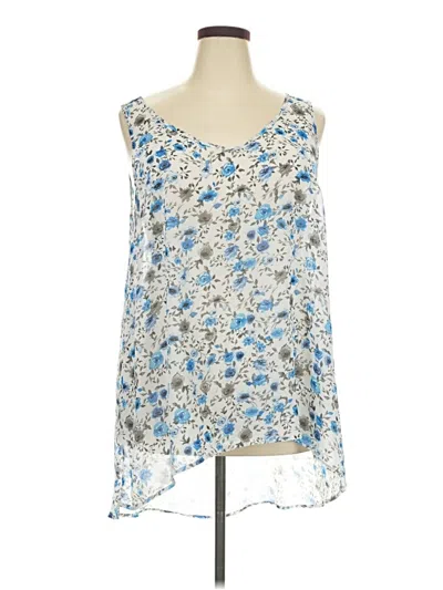 Pre-owned Torrid Sleeveless Blouse In Blue