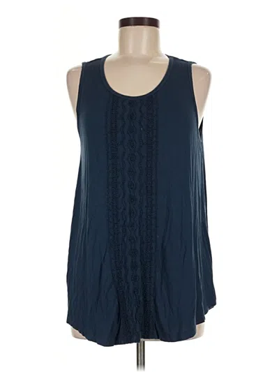 Pre-owned Torrid Sleeveless Blouse In Blue