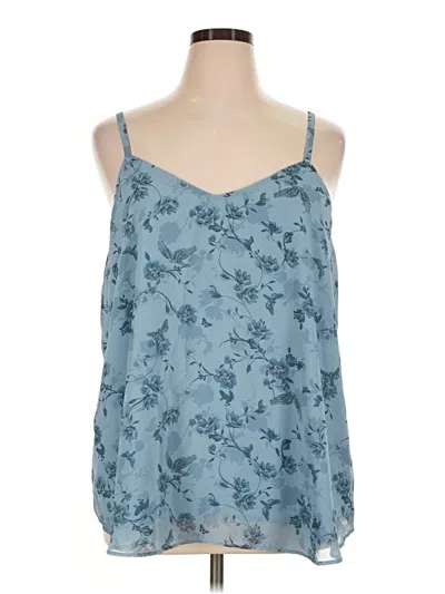 Pre-owned Torrid Sleeveless Blouse In Blue