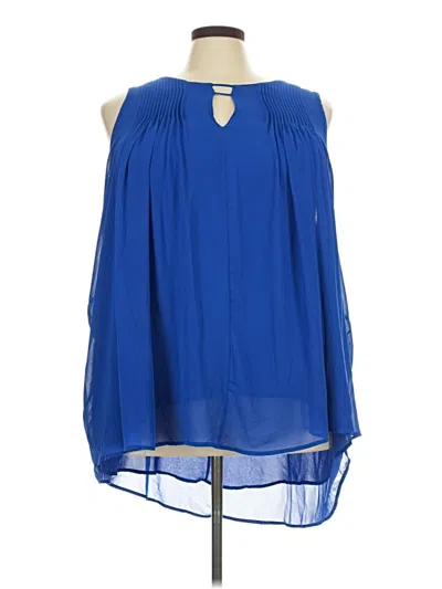 Pre-owned Torrid Sleeveless Blouse In Blue