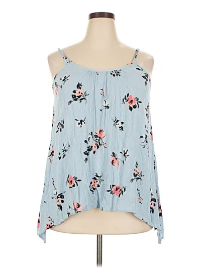 Pre-owned Torrid Sleeveless Blouse In Blue