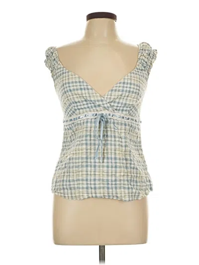 Pre-owned Torrid Sleeveless Blouse In Blue