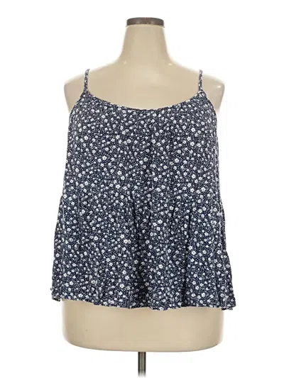 Pre-owned Torrid Sleeveless Blouse In Blue