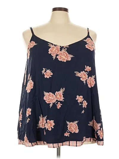 Pre-owned Torrid Sleeveless Blouse In Blue
